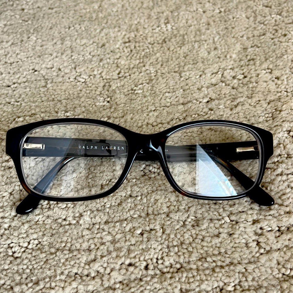 Ralph Lauren eye glasses dark tortoise brown